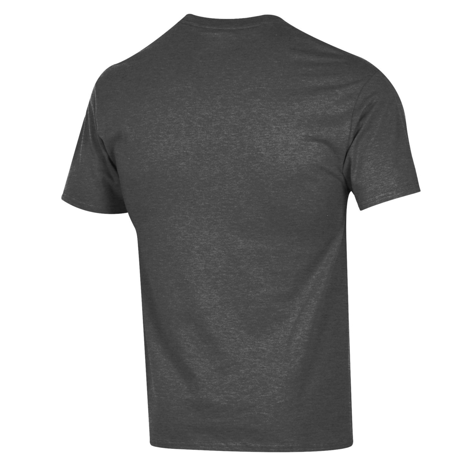 Men's Champion Heather Gray Michigan Wolverines Arch Over Logo T-Shirt